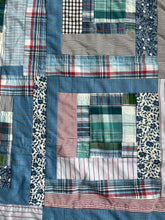 Quilt Around Americana madras Block - abigailheche